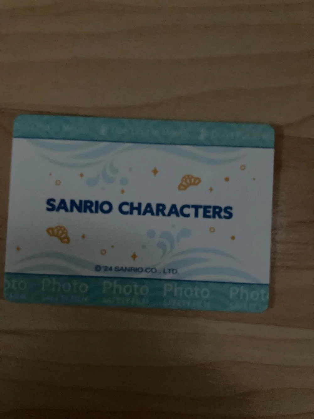 SPECIAL Sanrio Holographic Sticker with Blue and Yellow Characters